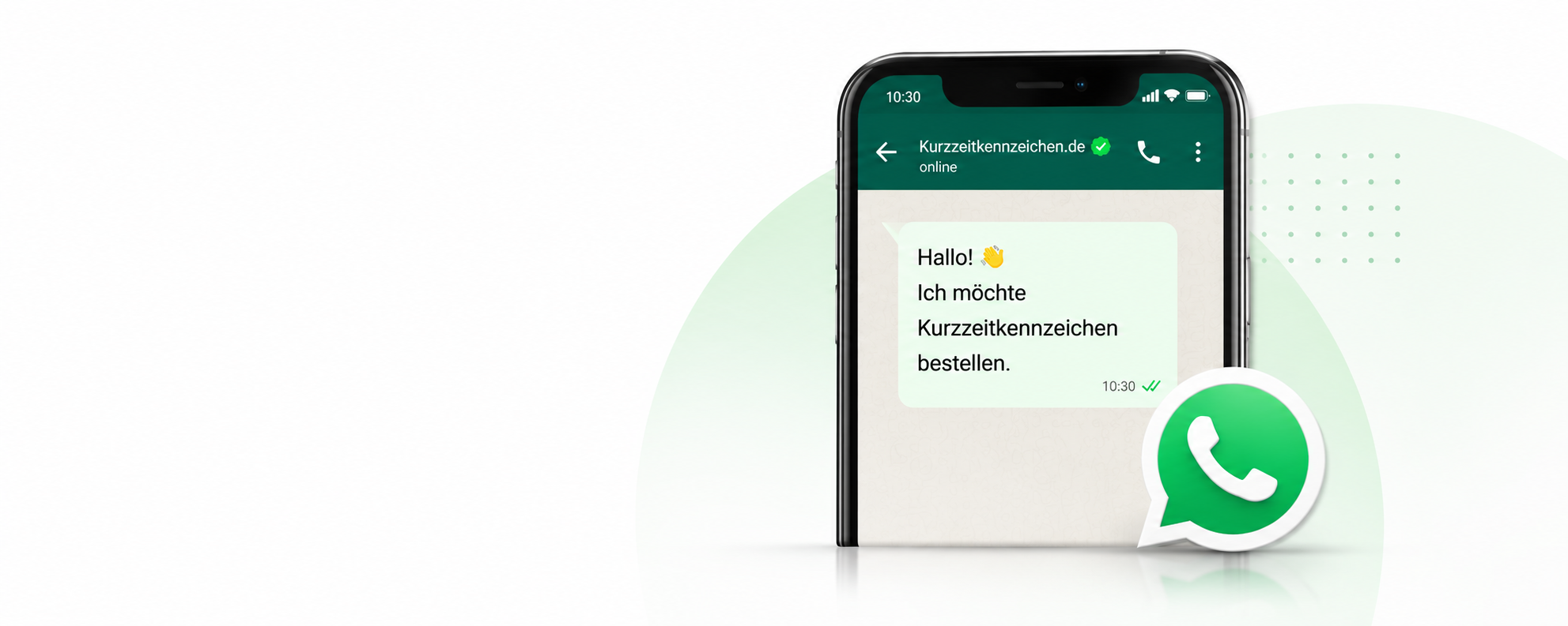 WhatsApp-Chat mit kurzzeitkennzeichen.de